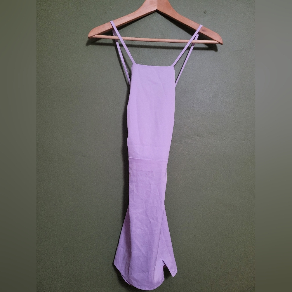 Nasty Gal Lilac Petite Strappy Midi Dress - Size 0